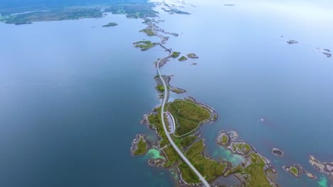 Luftaufnahmen-Der-Atlantikstraße-In-Norwegen