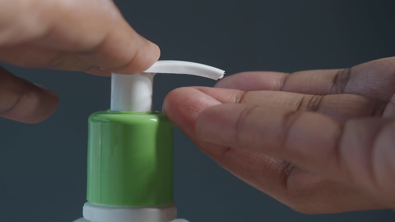 Applying Hand Sanitizer/Lotion