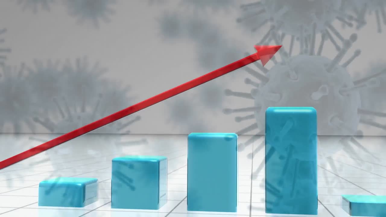 registro de estadísticas sobre la propagación de la covid-19 en el fondo