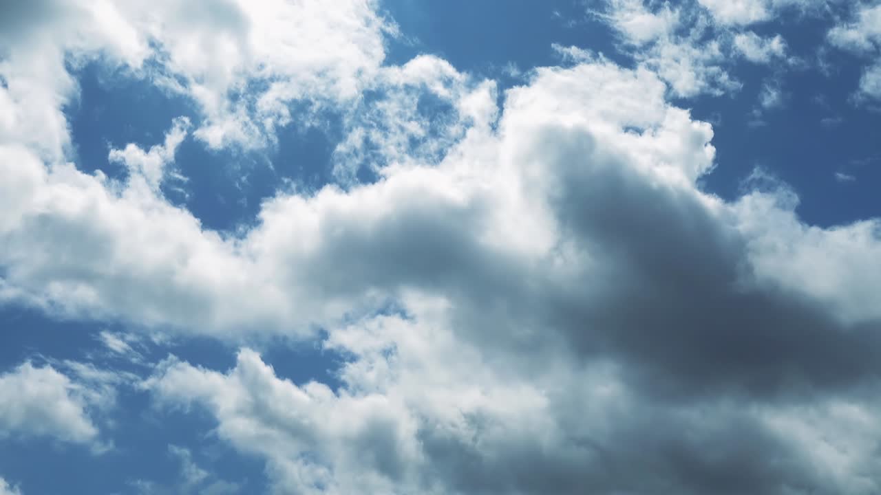 Clouds in the sky. Cloud motion shot