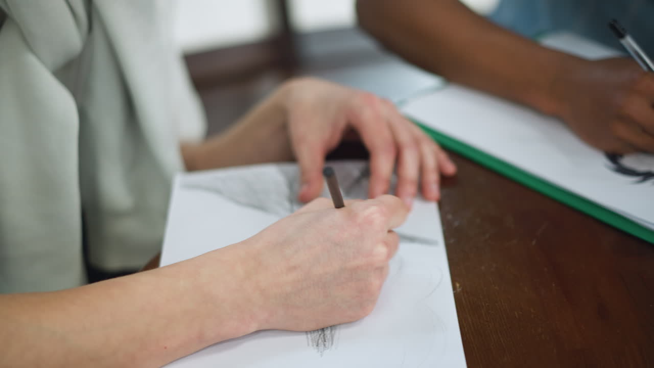 Blurry close view butterfly ink sketch on paper soft focus capturing delicate wing veins contours subtle motion effect through gentle line work and ambient natural light evoking serene artistic mood