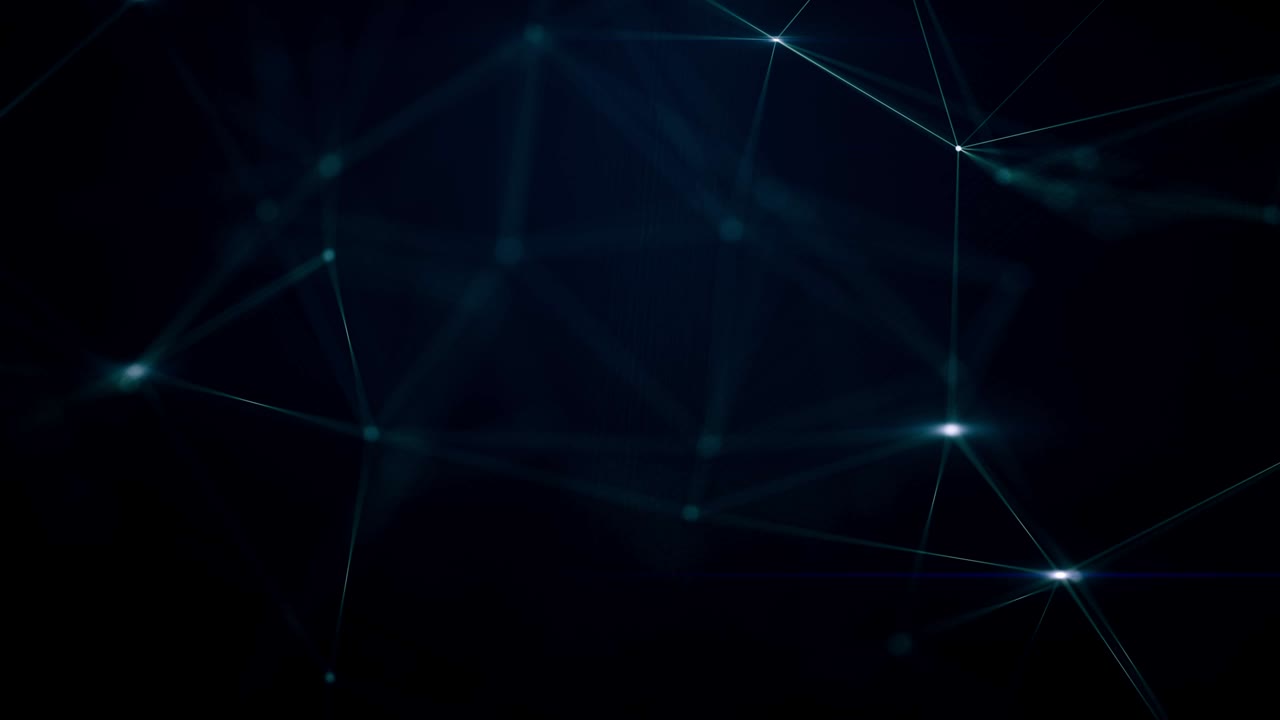 3D render abstract plexus shapes