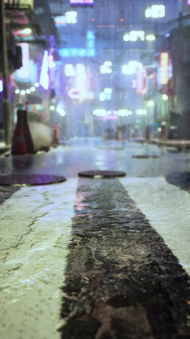 Rainy night in the city