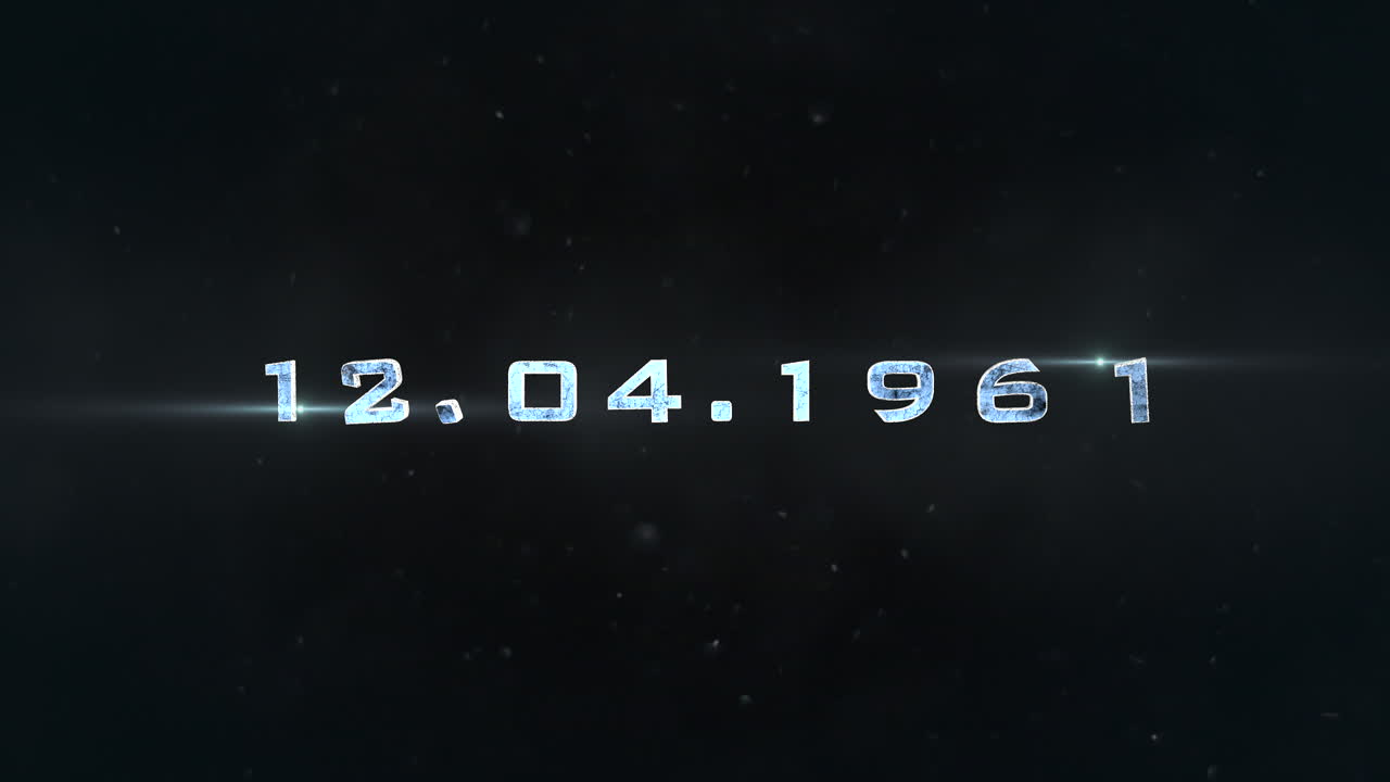 1961年4月12日 - 銀河系中的星球場和星星的光線
