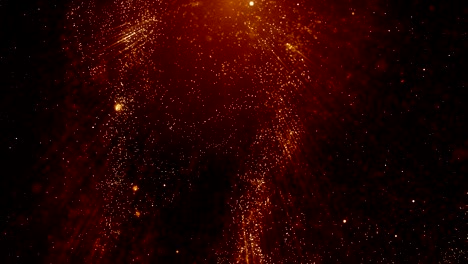 partículas de polvo abstracto luz bokeh títulos de movimiento bucle de fondo cinematográfico