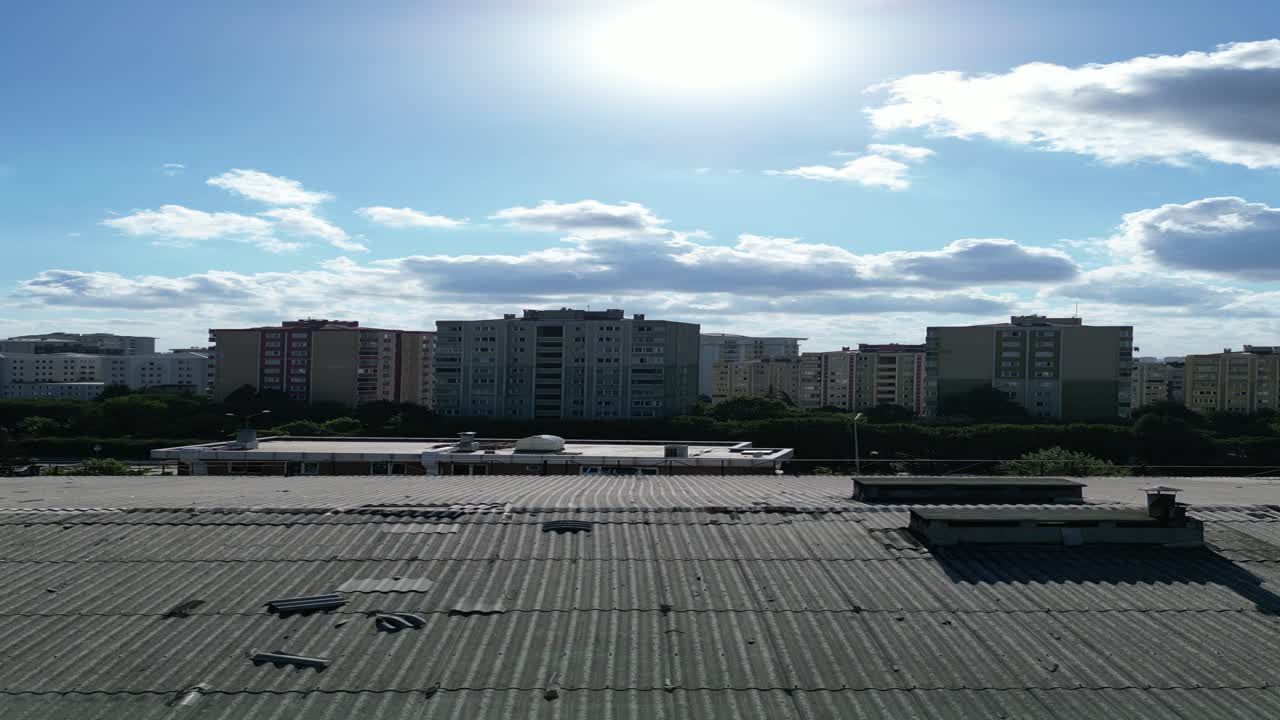 Aerial View of Residential Complex in Istanbul on a Sunny Day