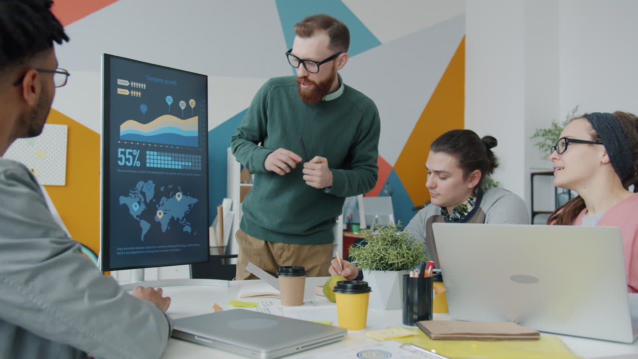 reunión del equipo de negocios