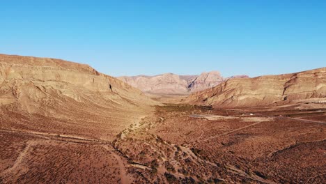 panoramic aerial descent over the desert southwest usa