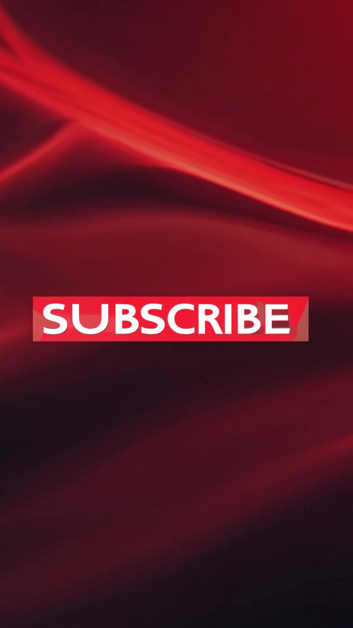 Subscribe Button Overlay on Abstract Red Flowing Background