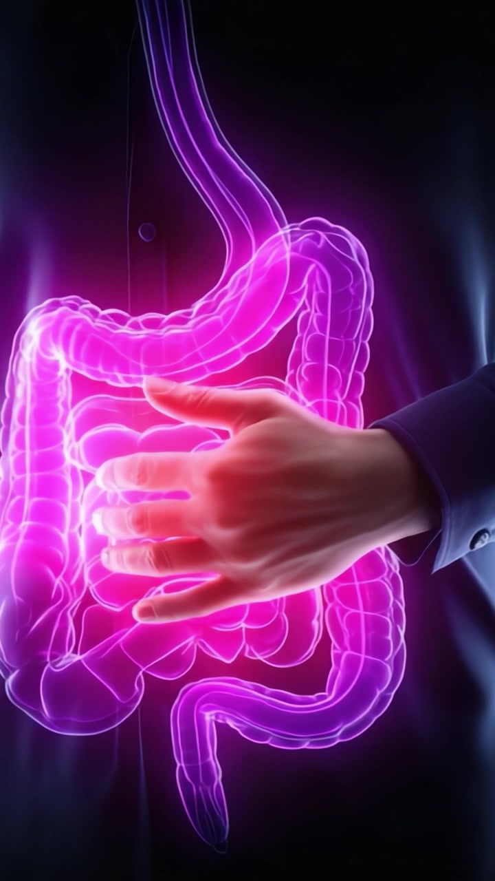 Exploring the Intricacies of the Human Digestive System: A Visual Representation of the Intestines Highlighting Health and Wellness