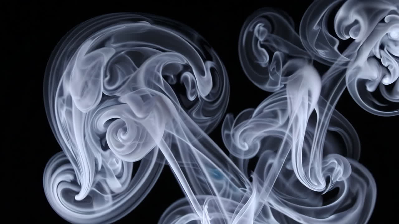 추상적인 연기 패턴