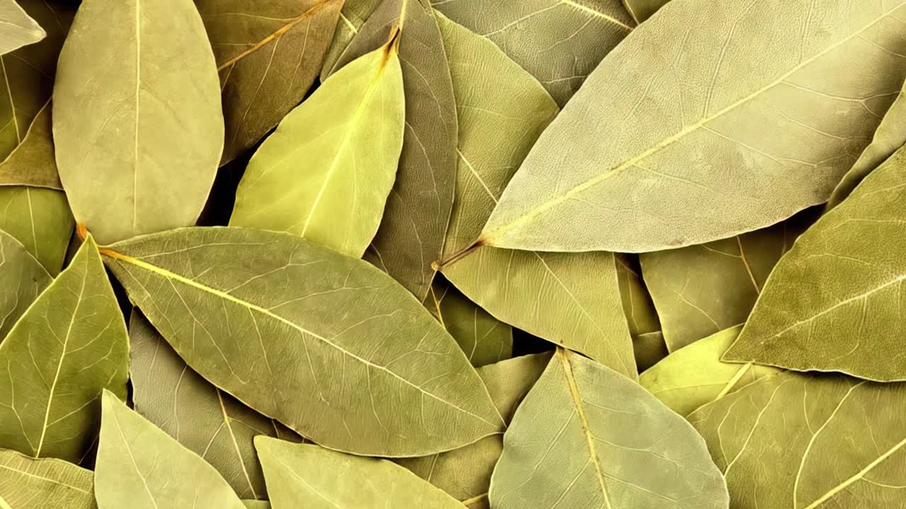 Lots of Laurel Leaves Used for Cooking