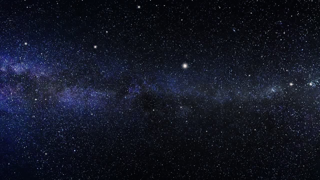 우주에 흩어진 별들