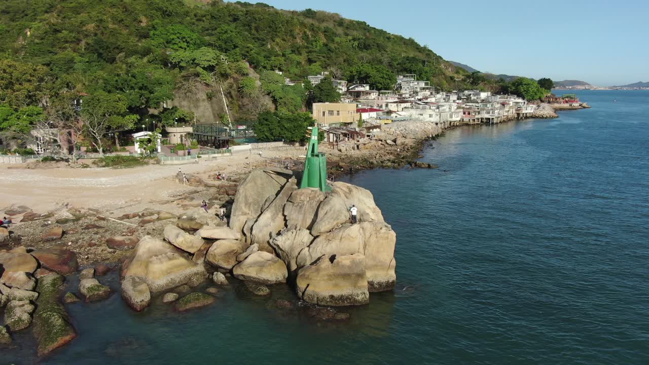 lei yue mun 해안 등대, 홍콩, 공중 궤도