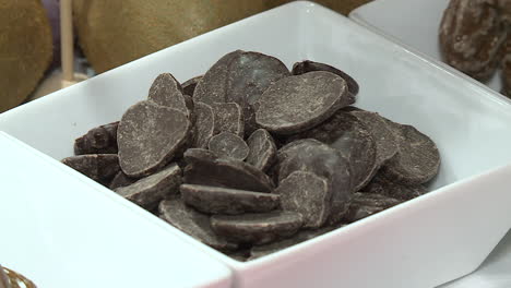 chocolate chips in a bowl