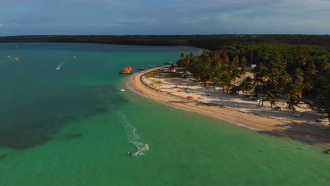 pigeon point resort aerial view known for its many water sports including wind surfing on the caribbean island of tobago