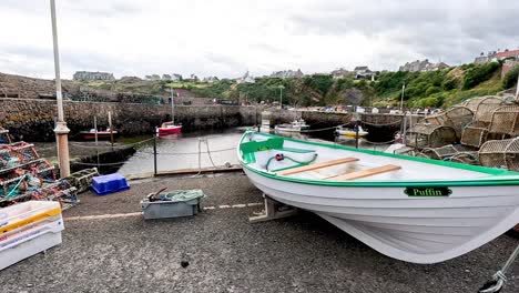 fishing boats and gear at fife port