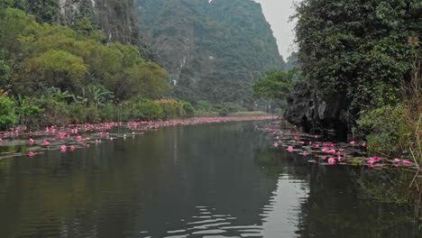 unesco world heritage site, a scenic area near ninh binh, vietnam