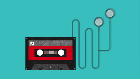 diseño de iconos de audio, animación de video
