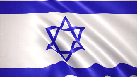 realistic waving flag of israel,  flag background animation