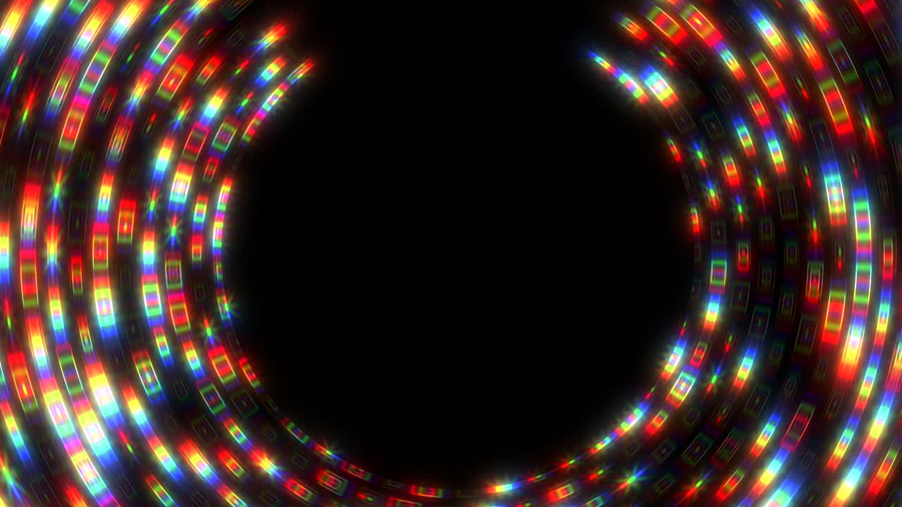 Linee vorticose vivaci creano un motivo circolare energico
