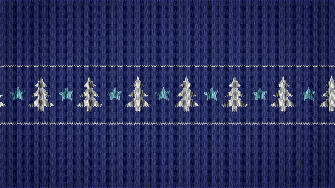 메리 크리스마스 비디오 축하 카드, 스웨터 패턴에 대한 간단한 재미있는 애니메이션