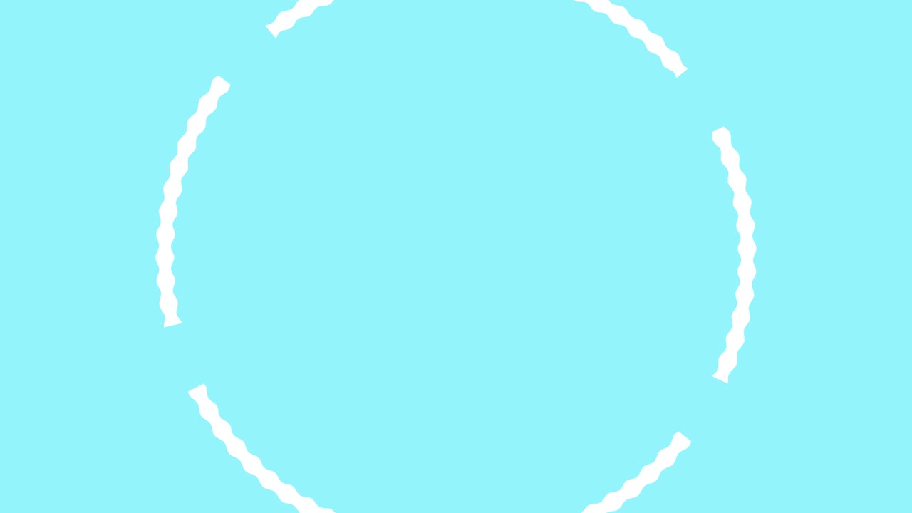 원 회전 스플릿 팝 애니메이션 모션 그래픽