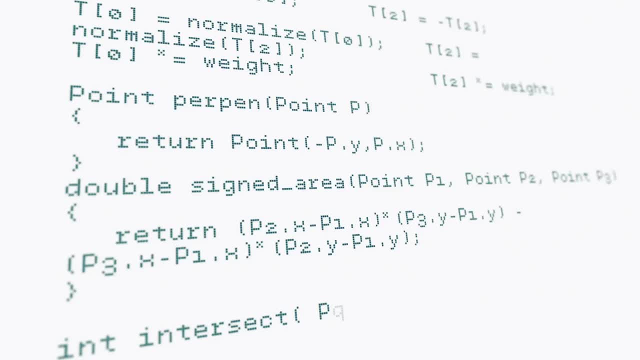 Digital animation of encoding
