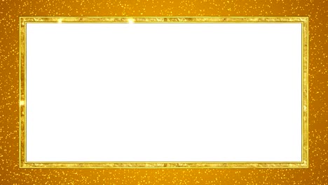 frame gold video abstract background