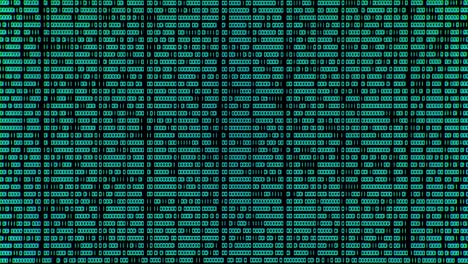 binary code vertical seamless loop with alpha channel