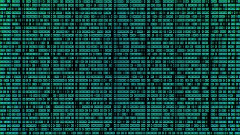 binary code vertical seamless loop with alpha channel