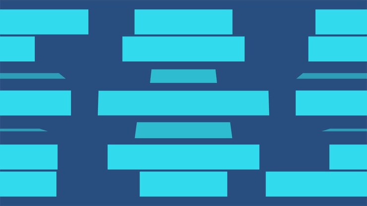 Motion intro geometric blue stripes abstract background 2