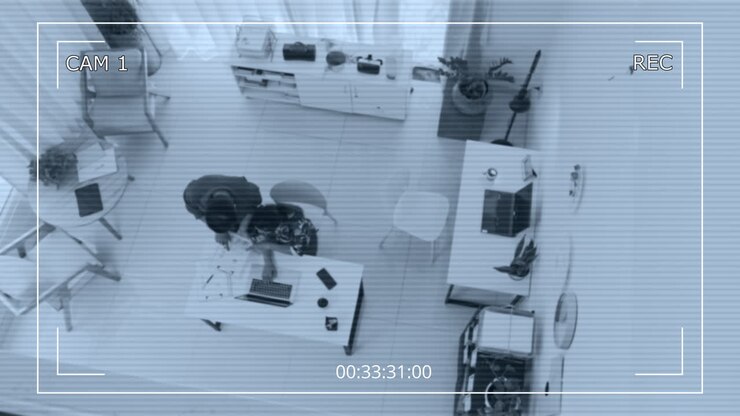 Colleagues Working on Project in Office of Startup Company CCTV