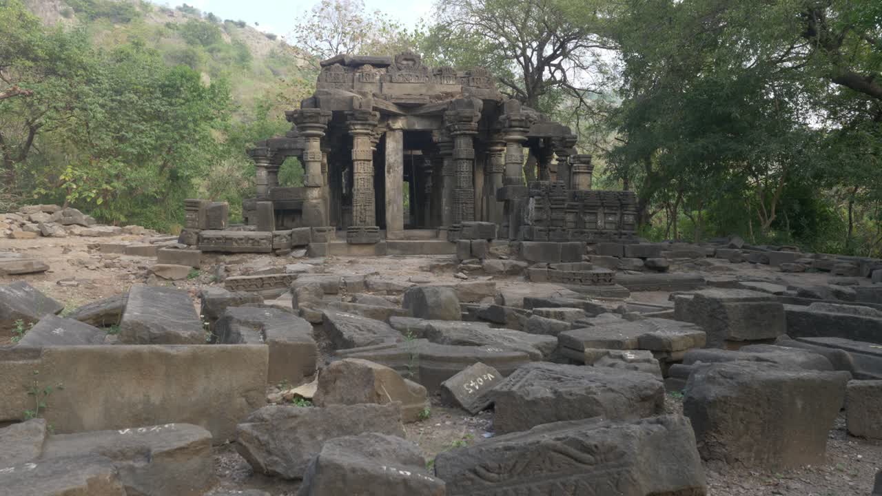 el antiguo templo hindú de maharashtra, india