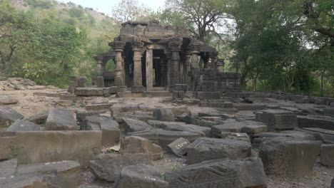 el antiguo templo hindú de maharashtra, india