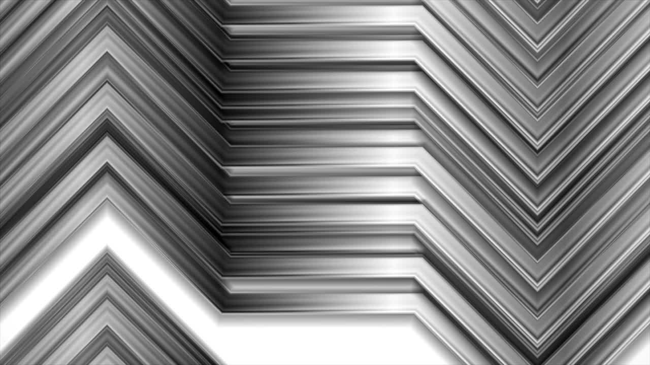 기하학 기술 금속 줄무 추상 비디오 애니메이션