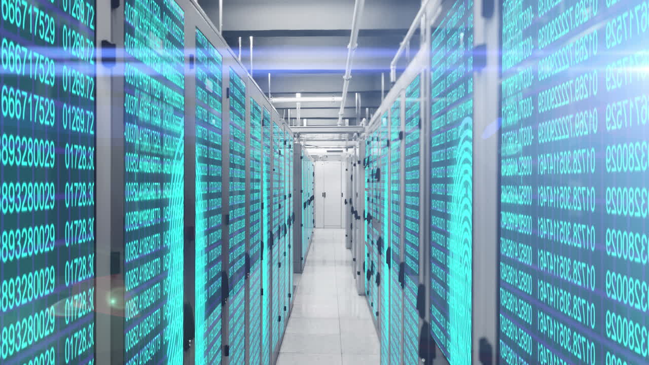 Fingerprint scanner and data processing over server room