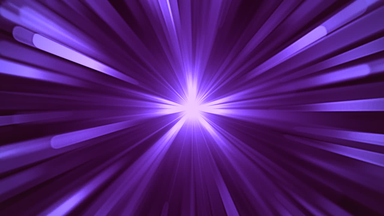 rayos y líneas púrpuras abstractas en estilo de los años 80