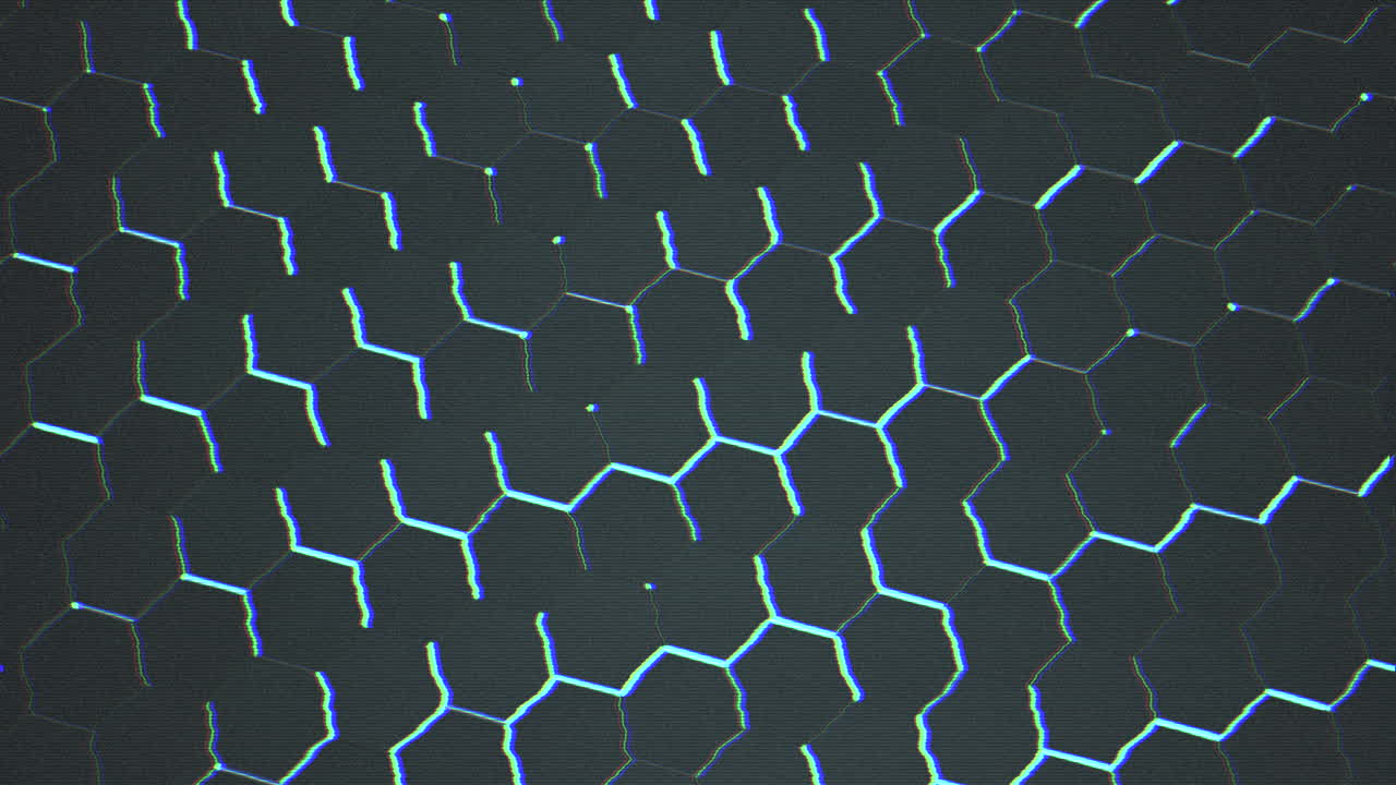 Motion dark black hex grid background 8
