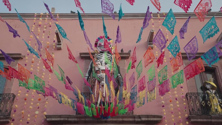 Day of the Dead decorations in Mexico