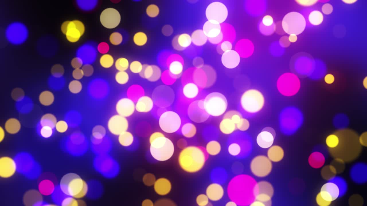 um belo bokeh. loop de vídeo.