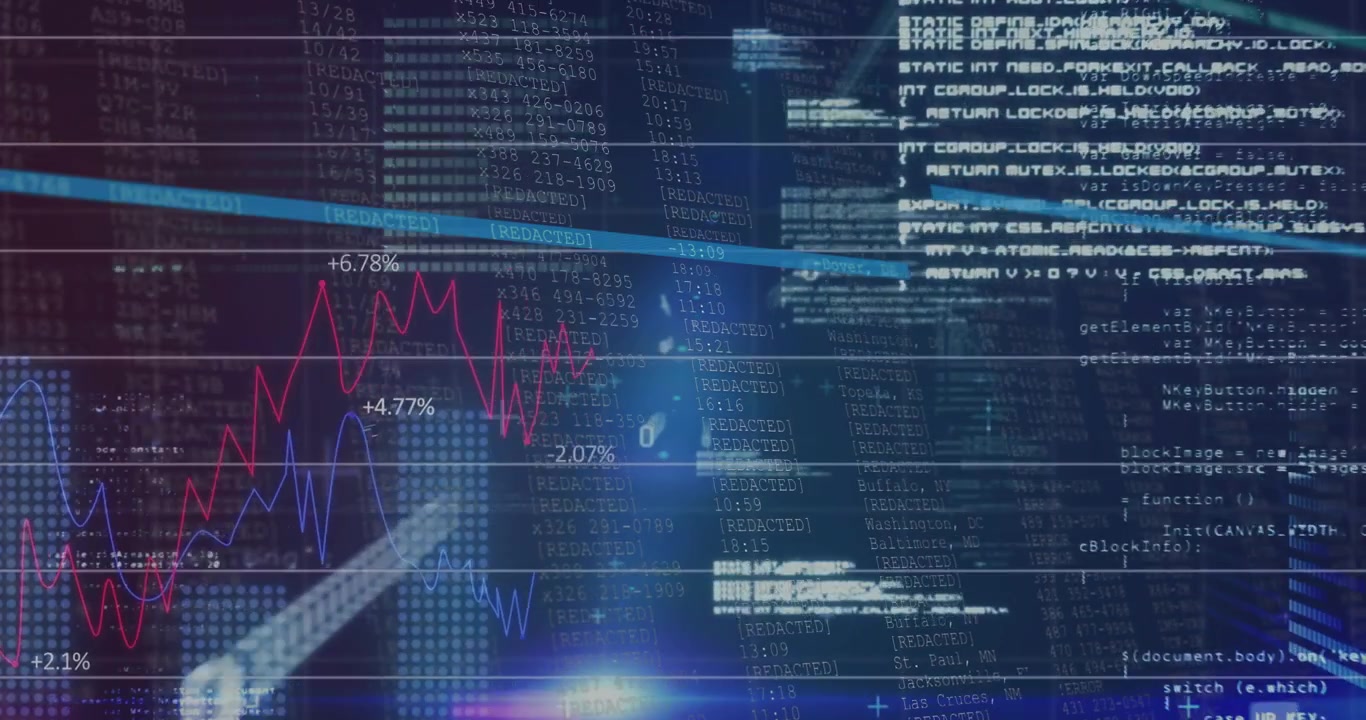 Blue flare firing data HUD, red blue charts rising while pen tracing percent marks, showing trends