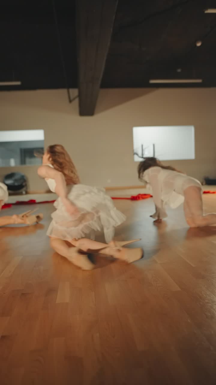 Female Dancers in Rehearsal
