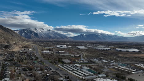 gorgeous view of provo utah mountains and city