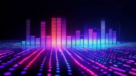 kleurrijke muziekvisualisatie