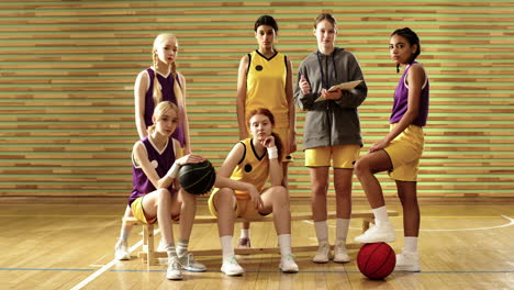 Equipo-De-Jugadores-De-Baloncesto