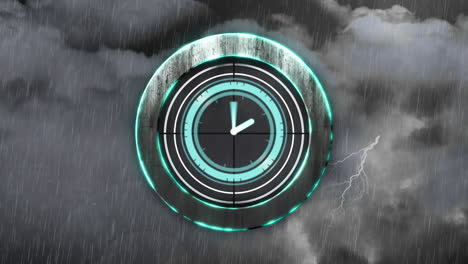 animation of scope scanning over storm