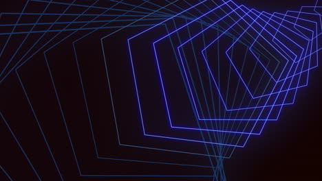 neonlinien auf schwarzem gradient