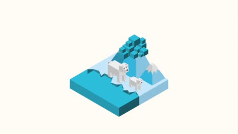 landscape isometric concept