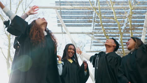 celebración de graduados, grupos y escuelas